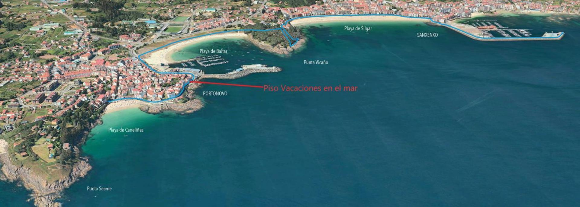 Piso Vacaciones En El Mar Sanxenxo Exterior foto